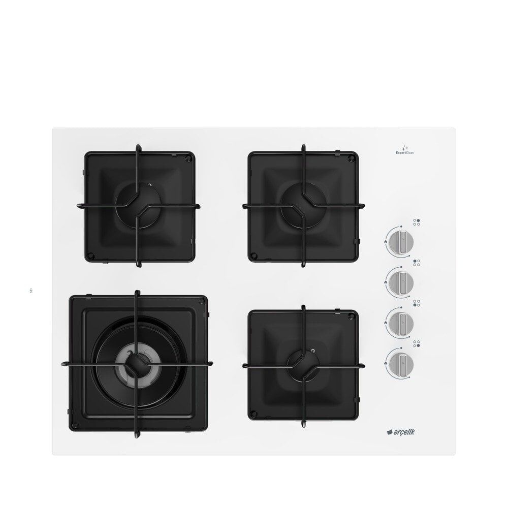 Arçelik OCD K 651 EWB Gazlı Cam Tablalı Ocak